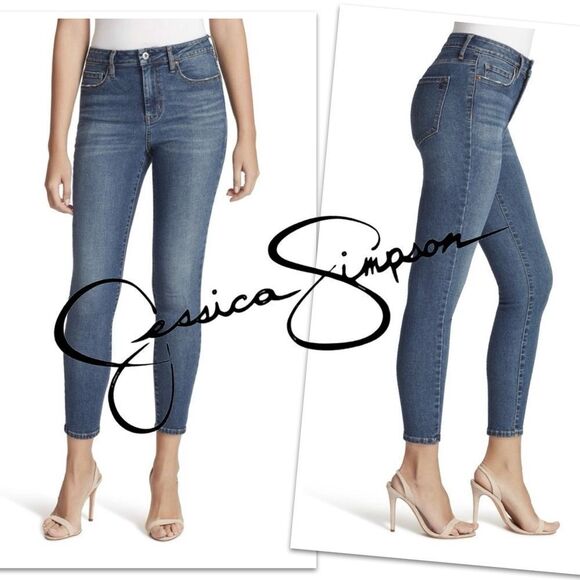 Jessica Simpson Adored High Rise Ankle Skinny Jeans Size 10 30 - Picture 1 of 14
